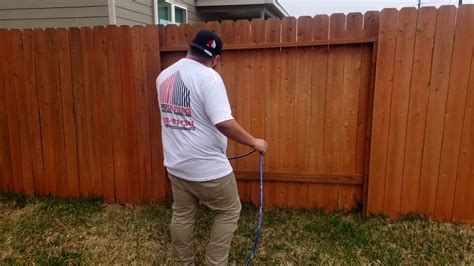 fence stain sprayer.